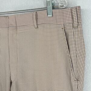 DONCASTER Pants Mens 40x31 EXCLUSIVE 80s Puppytooth Classic Trouser Beige VTG